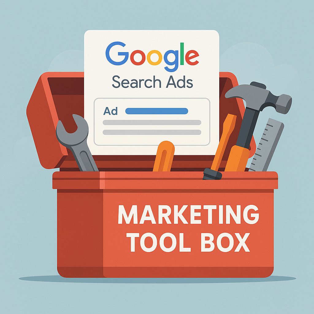 Search advertising concept illustration