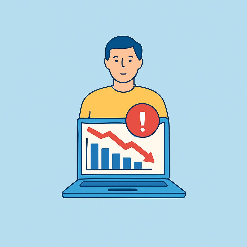 Marketing reporting concept illustration